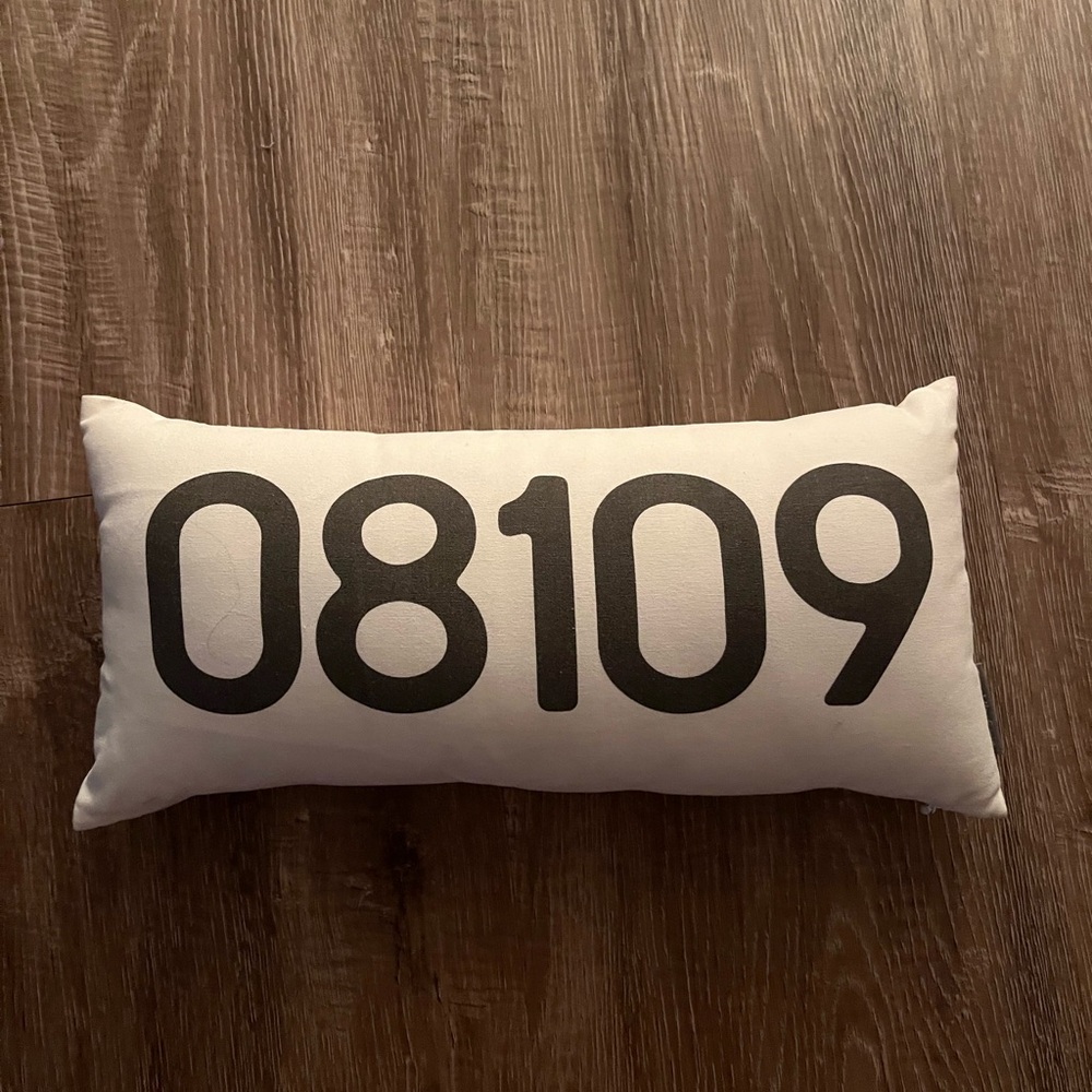 Personalized Zip Code Pillow